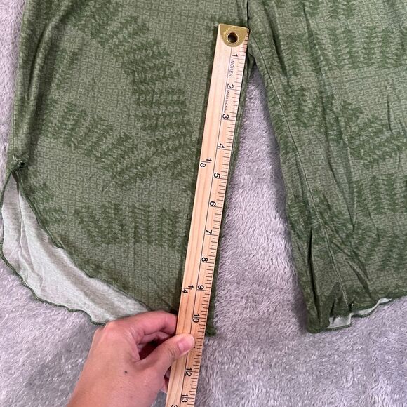 Lexbreezy Girls Smocked Wide Leg Palazzo Pants 6 Hawaii Green Beach Cover Up - Picture 3 of 8